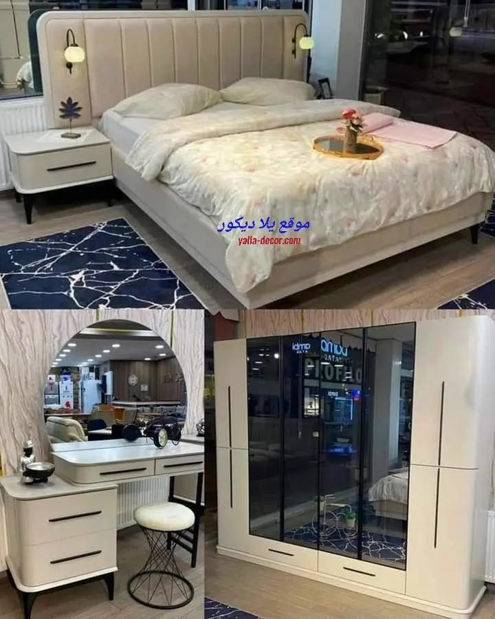 غرف نوم للعرسان 2024 غرف نوم عرسان فخمة